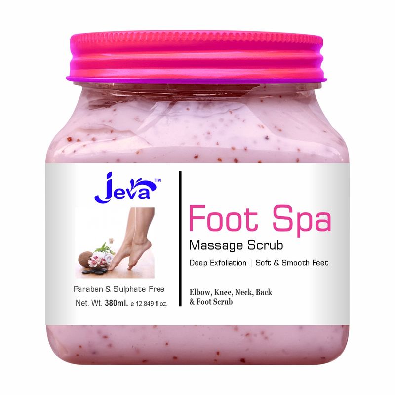 Jeva Foot Spa Scrub Ear, Knee, Neck, Back & Foot Scrub