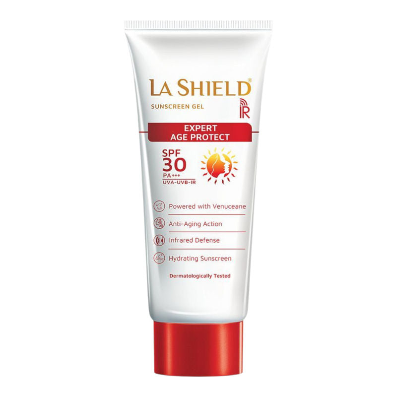 La Shield IR SPF 30 PA ++++ Mineral Sunscreen UVA & UVB + Infrared Protection No White Cast