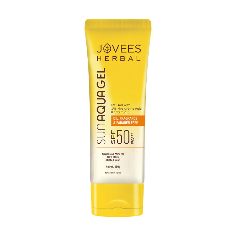 Jovees Herbal Sun Aqua Gel SPF 50 PA+++ Lightweight Texture