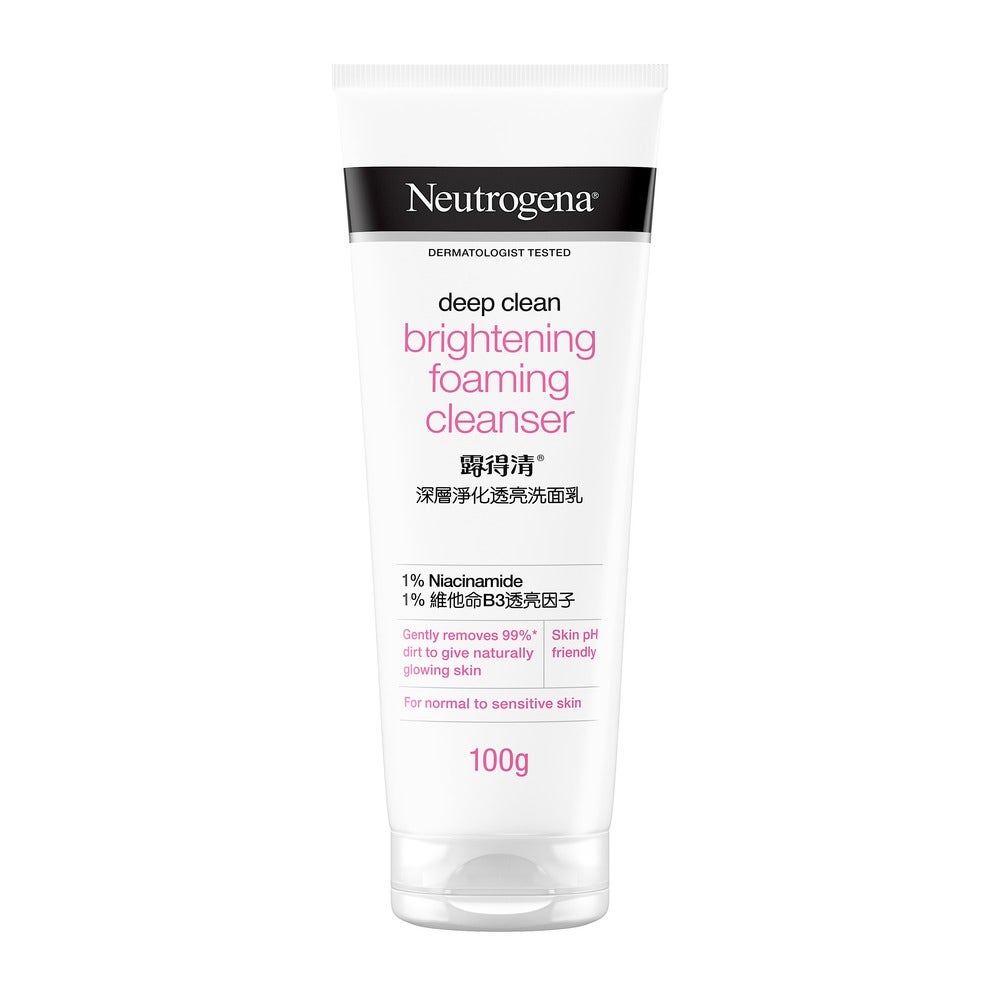 Neutrogena Deep Clean Brightening Foam Cleanser 100G