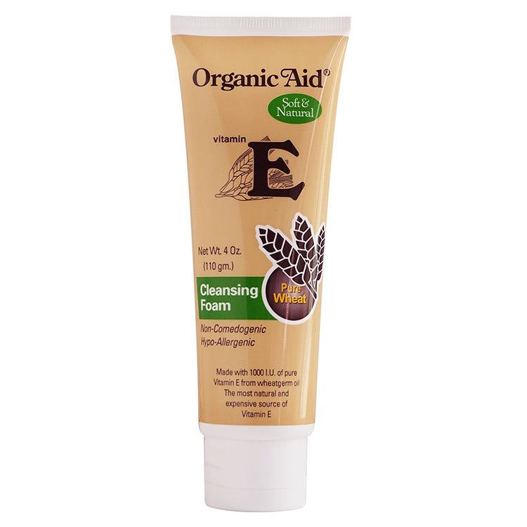 Organic Aid Vitamin E Cleansing Foam 110G
