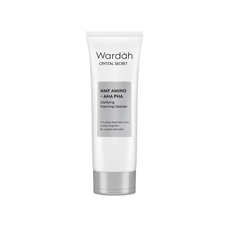 Wardah Crystal Secret Foaming Cleanser With Natural Aha+Pha 100 Ml
