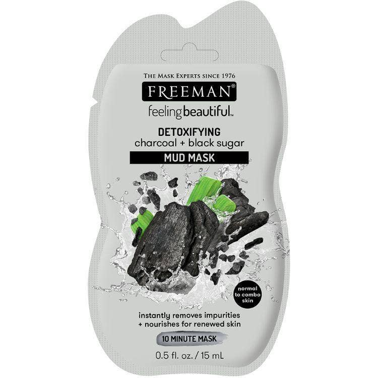 Freeman Feeling Beautiful Detoxifying (Charcoal + Black Sugar) Mud Mask 15Ml