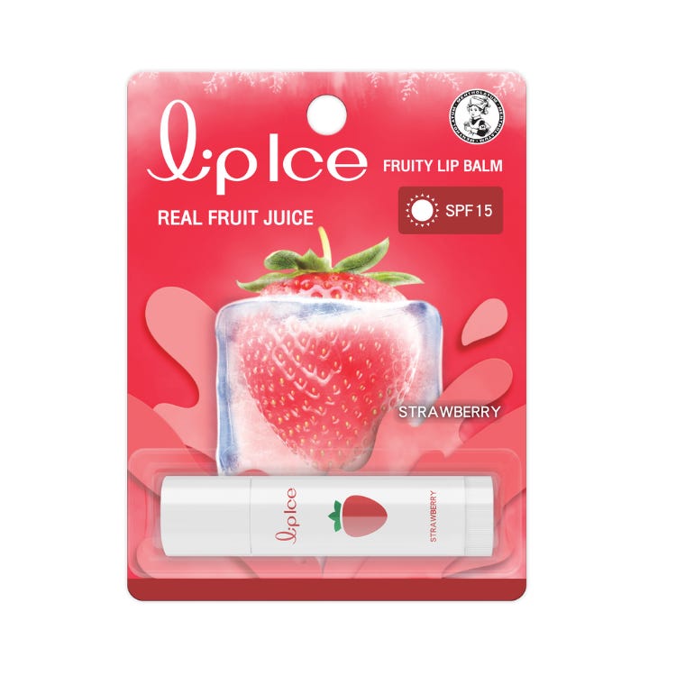 Mentholatum Lipcare Lipice Fruity Lipbalm Strawberry