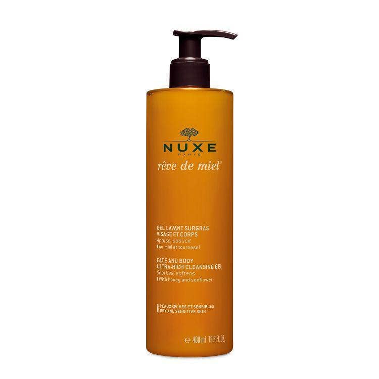 Nuxe Reve De Miel Face Cleansing And Body Ultra-Rich Cleansing Gel 400ml