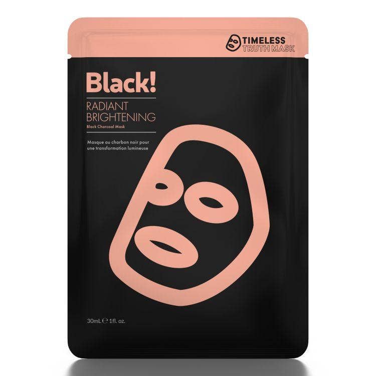 Timeless Truth Black! Radiant Brightening Black Charcoal Mask 1S