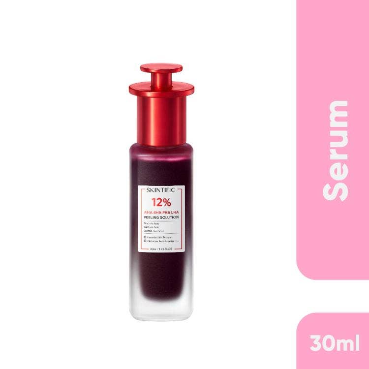Skintific 12% Aha Bha Pha Lha Peeling Solution 30Ml