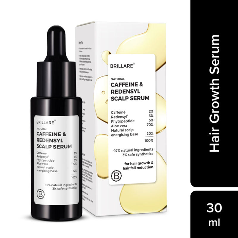 Brillare Caffeine & Redensyl Scalp Serum with Redensyl for Hair Growth