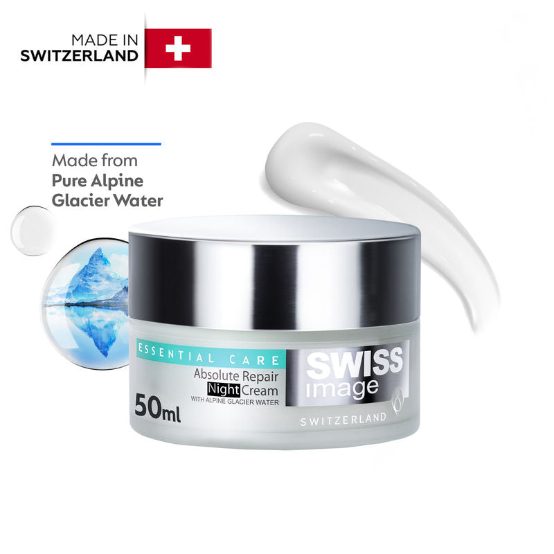 Swiss Image Absolute Repair Night Cream, Absorbs Quickly, Replenishes Moisture & Rejuvenate Skin