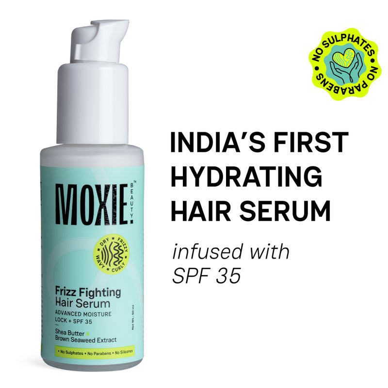 Moxie Beauty Frizz Fighting Hair Serum For Dry and Frizzy Hair