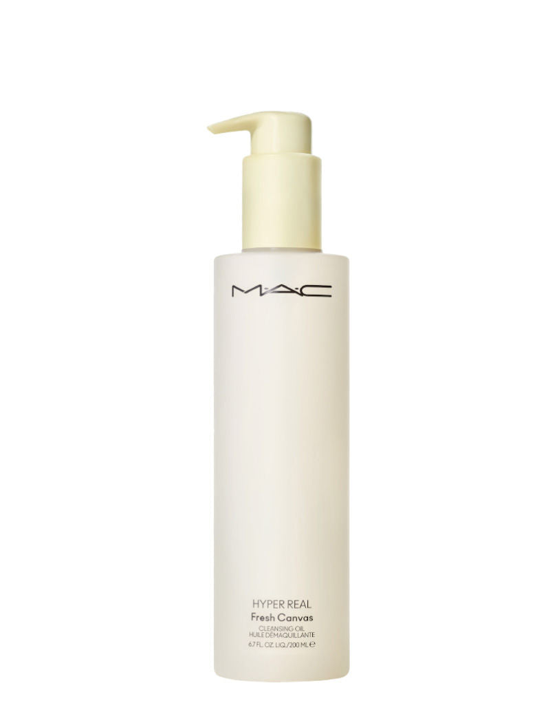 M.A.C HYPER REAL FRESH CANVAS CLEANSING OIL MAKEUP REMOVER WITH NIACINAMIDE, HYALURONIC ACID & CERAMIDES