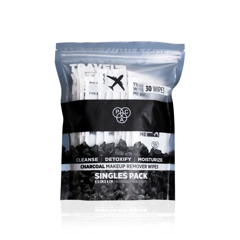 PAC Travel With Me Charcoal Wipes (Singles)