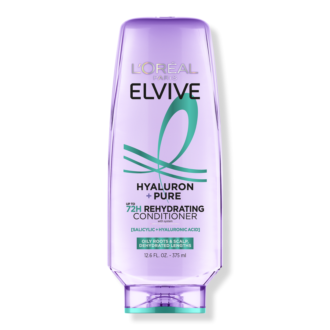 Elvive Hyaluron Pure 72H Rehydrating Conditioner for Oily Hair