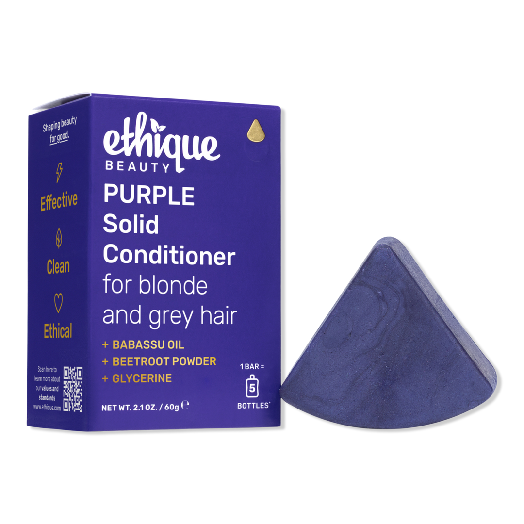 Ethique Beauty Purple Solid Conditioner Bar