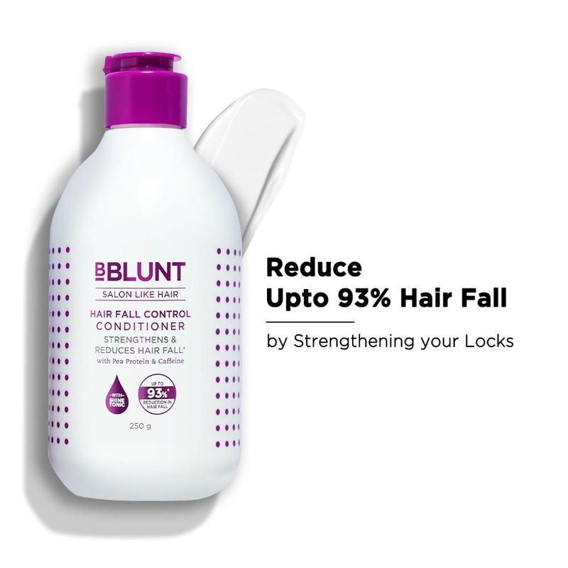 BBlunt Hair Fall Control Conditioner Pea Protein & Caffeine For Strong & Shiny Hair