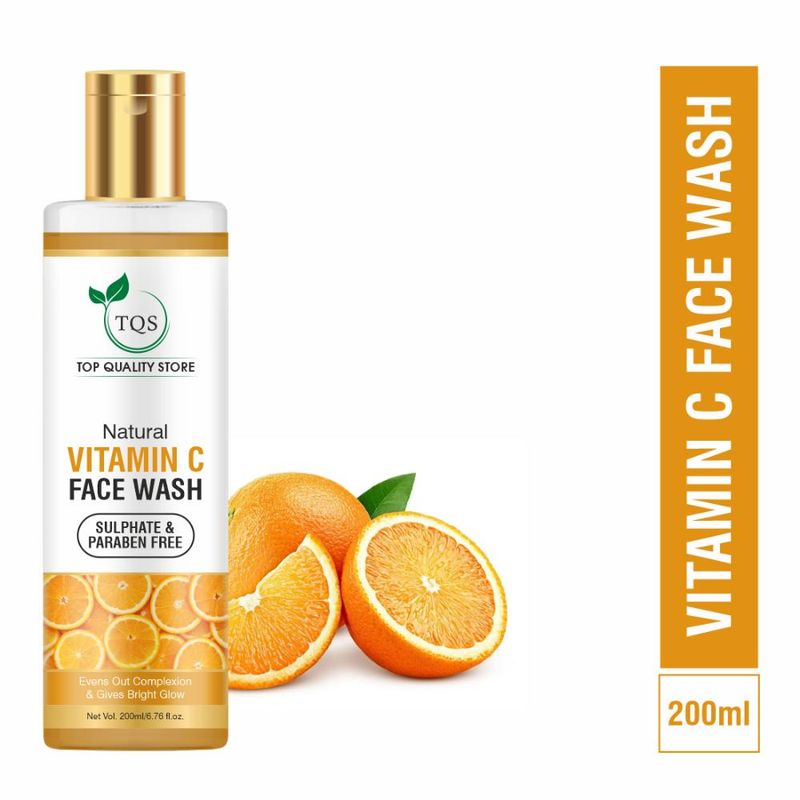 Tqs Natural Vitamin C & Niacinamide Face Wash For Brighter Glow For All Skin Types