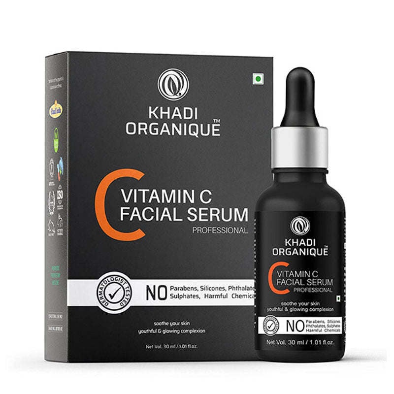 Khadi Organique Vitamin C Face Serum For Youthful & Glowing Skin