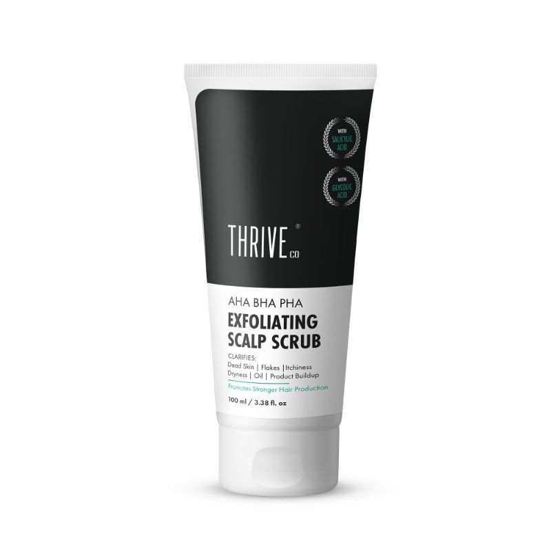 Thriveco AHA BHA PHA Exfoliating Scalp Scrub Cure Dryness, Itchiness, Promotes Hair Growth