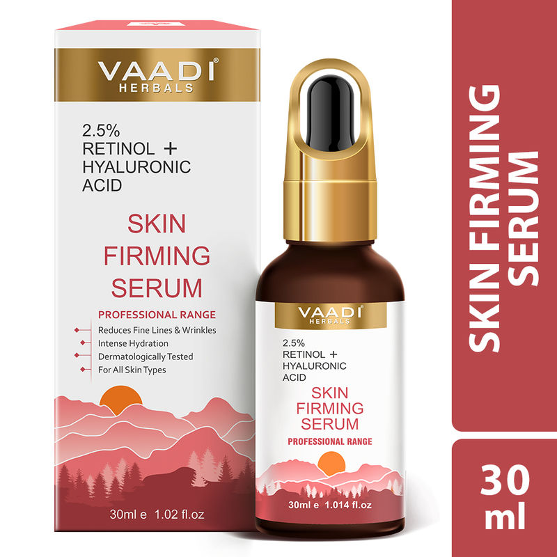 Vaadi Herbals Skin Firming Serum With 2.5% Retinol & Hyaluronic Acid