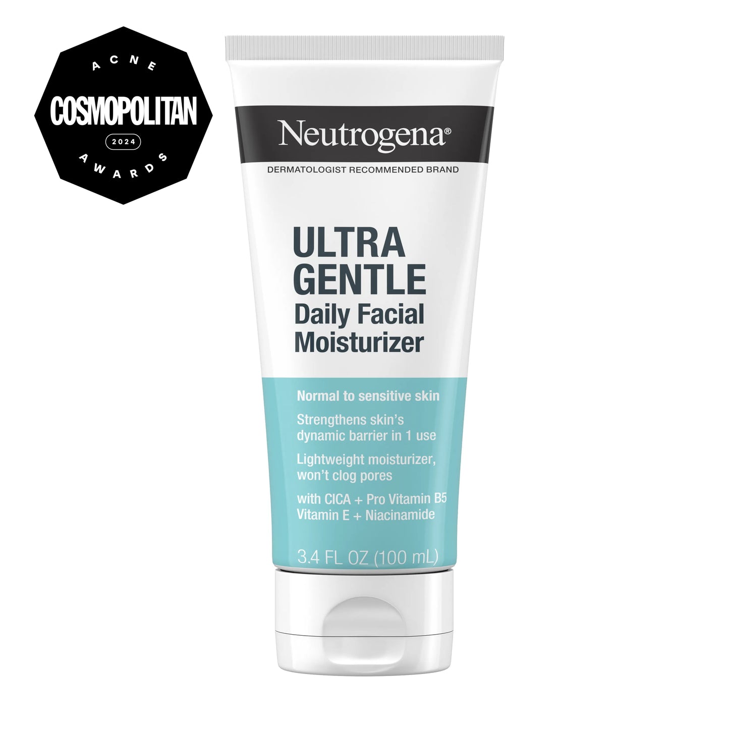 Neutrogena Ultra Gentle Daily Facial Moisturizer, 3.4 Fl. Oz