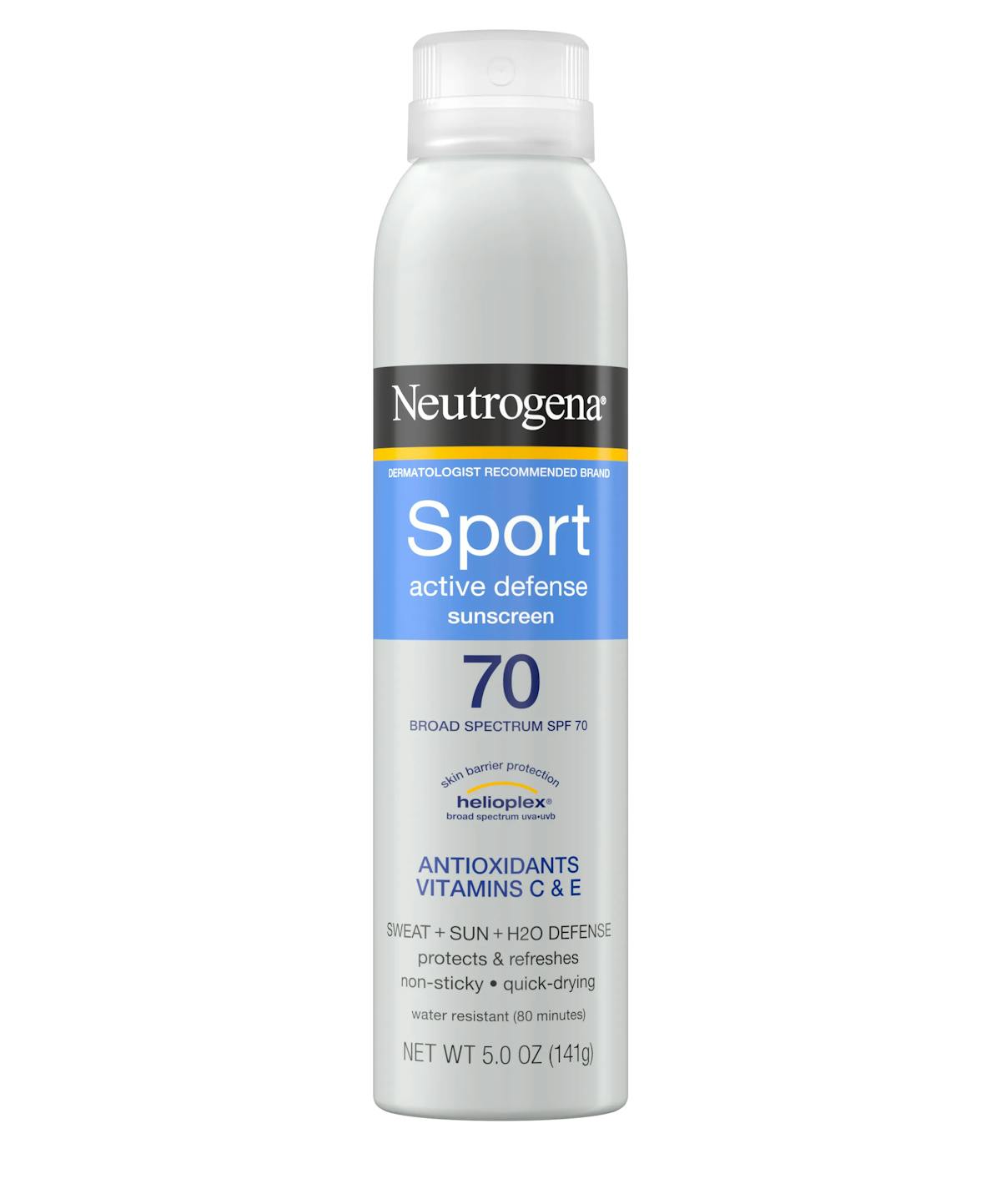Neutrogena® Sport Active Defense With Broad Spectrum SPF 70 Sunscreen Spray