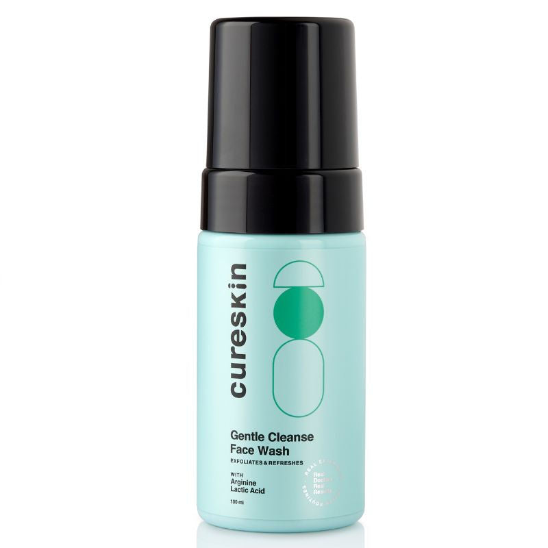 Cureskin Gentle Cleanse Brightening Face Wash With Lactic Acid AHA Foam