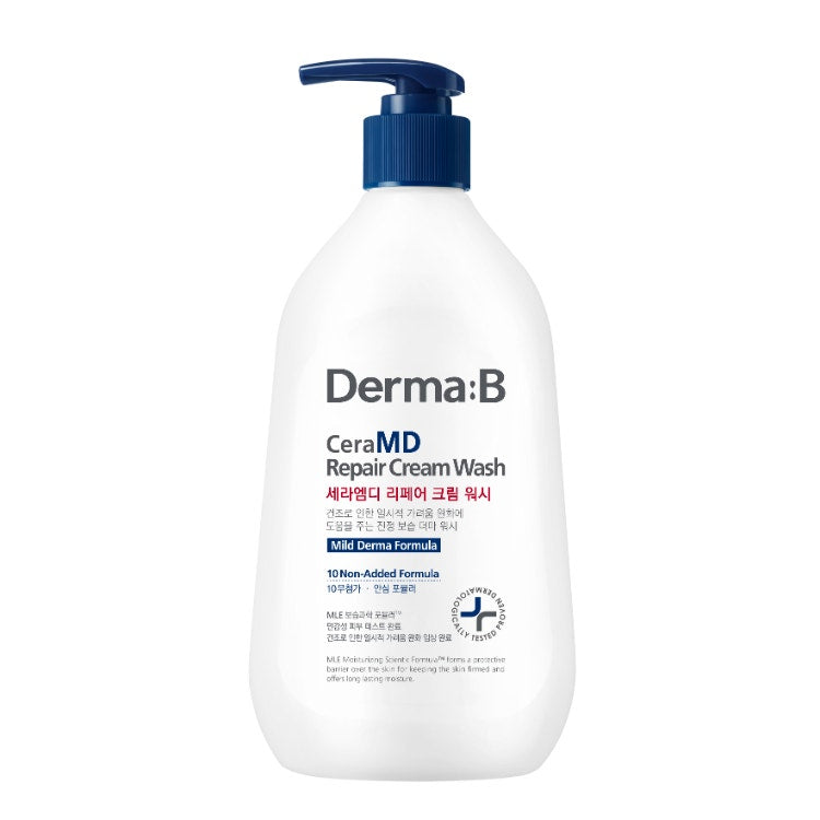 Derma:B Ceramd Repair Cream Wash 400Ml