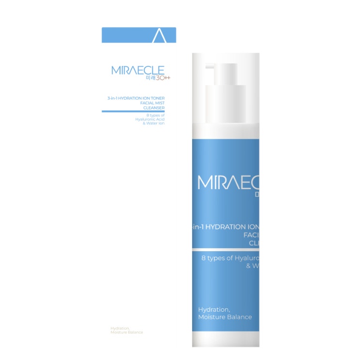 Miraecle 3-In-1 Hydration Ion Toner , Facial Mist & Cleansing 200Ml