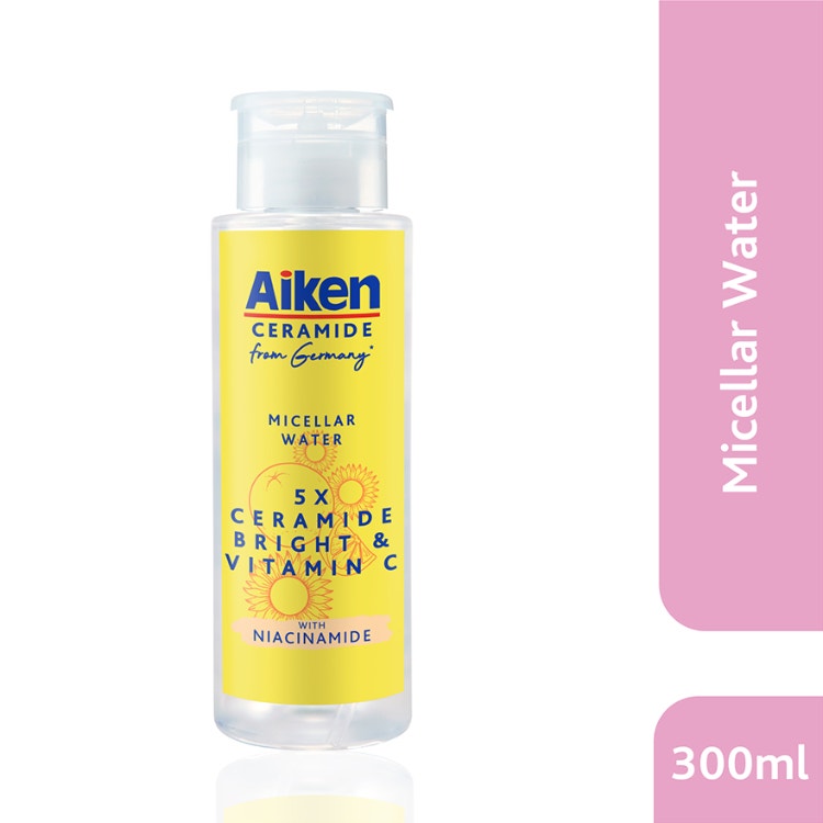 Aiken Ceramide 5X Ceramide Bright & Vitamin C Micellar Water 300Ml