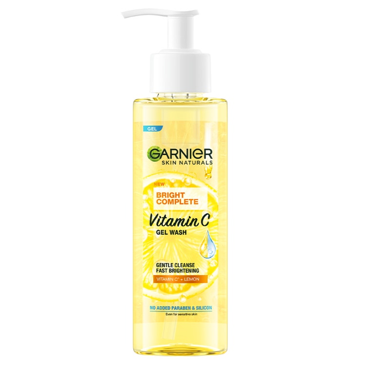 Garnier Bright Complete Vitamin C Gel Wash 120Ml