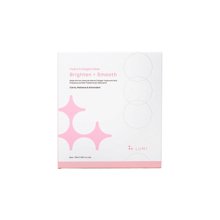 Lumi Hydra Collagen Mask Brighten + Smooth 5Pcs