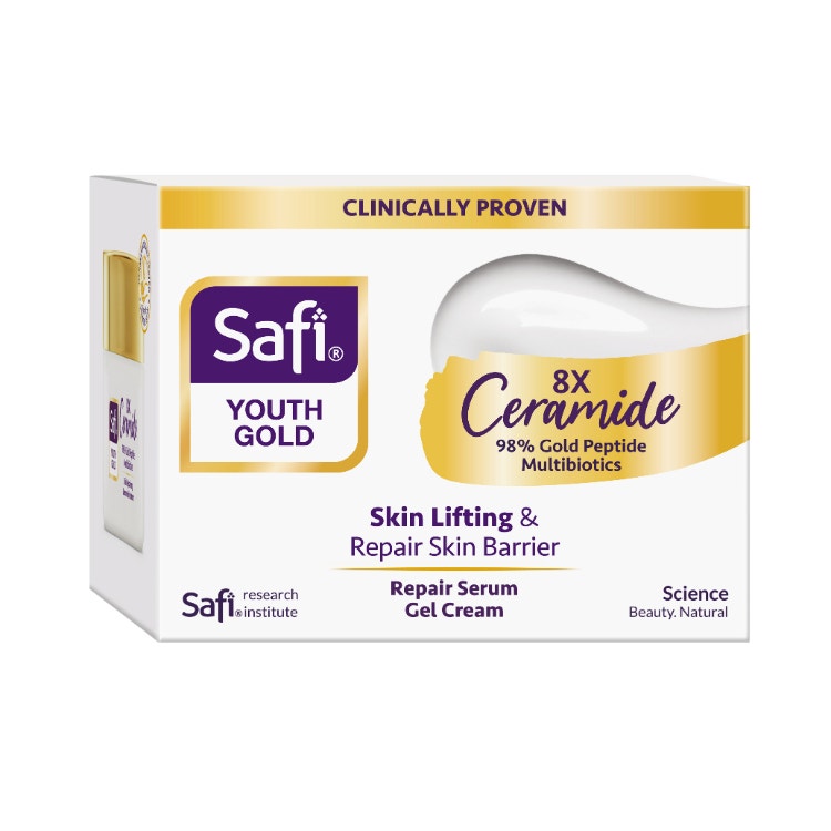 Safi Youth Gold 8X Ceramide Repair Serum Gel Cream 45G