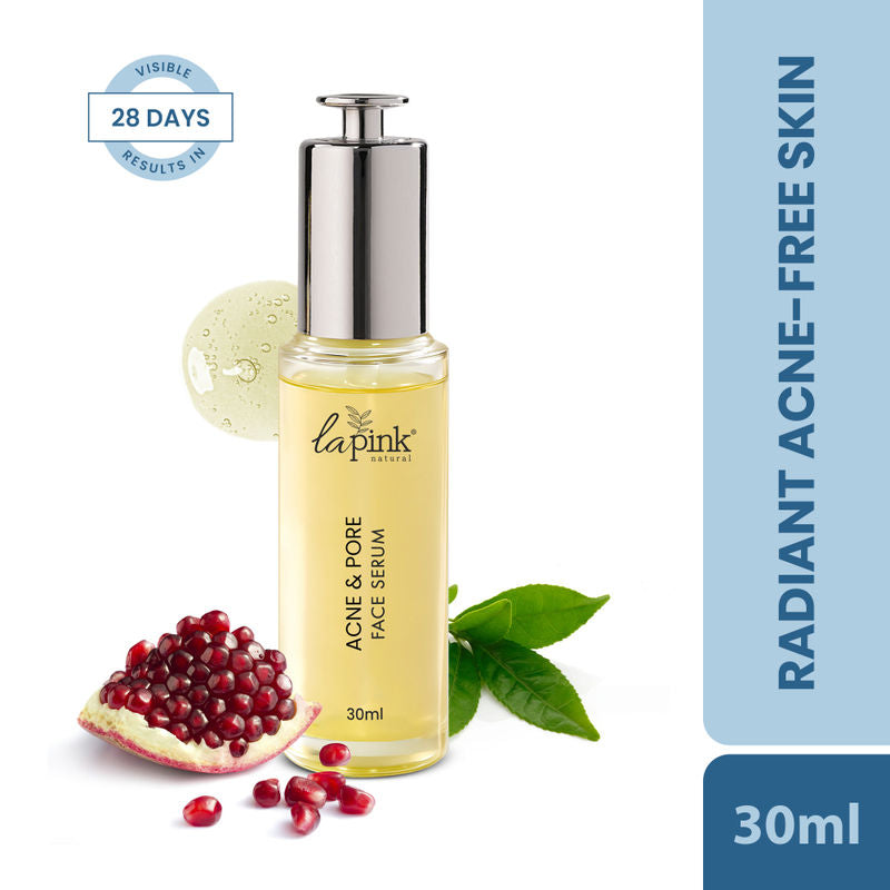 La Pink Acne & Pore Perfection Face Serum Reduces Dark Spots & Scar, For Oily & Acne Prone Skin