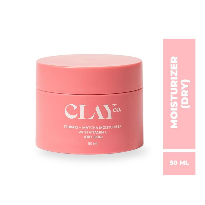 Clayco Tsubaki + Matcha Moisturiser With Vitamin C For 24H Hydration - Dry Skin