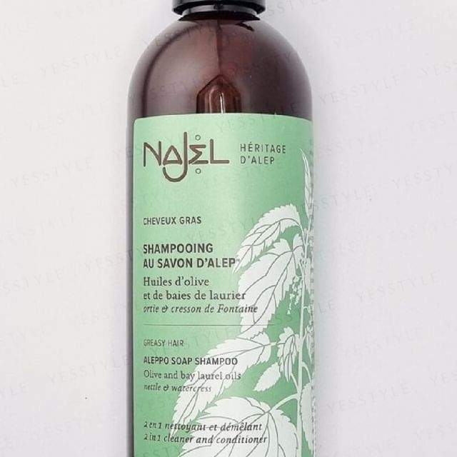Najel 2-in-1 Aleppo Soap Shampoo for Greasy Hair