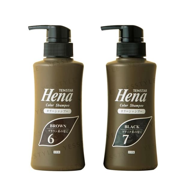 TENSTAR - Hena Color Shampoo 6 Brown 260ml Refill