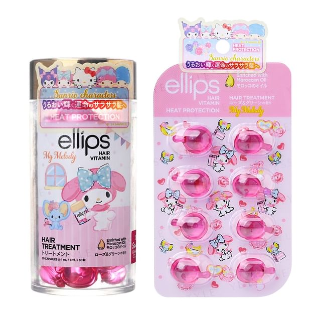 Ellips Sanrio My Melody Moroccan Hair Treatment Hair Oil 8 pcs