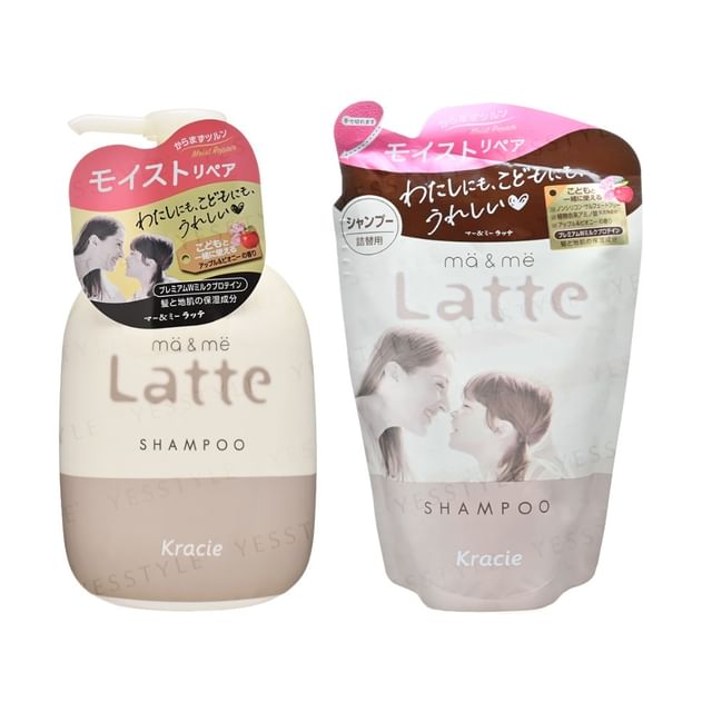 Kracie Ma & Me Latte Hair Care Shampoo 360ml Refill