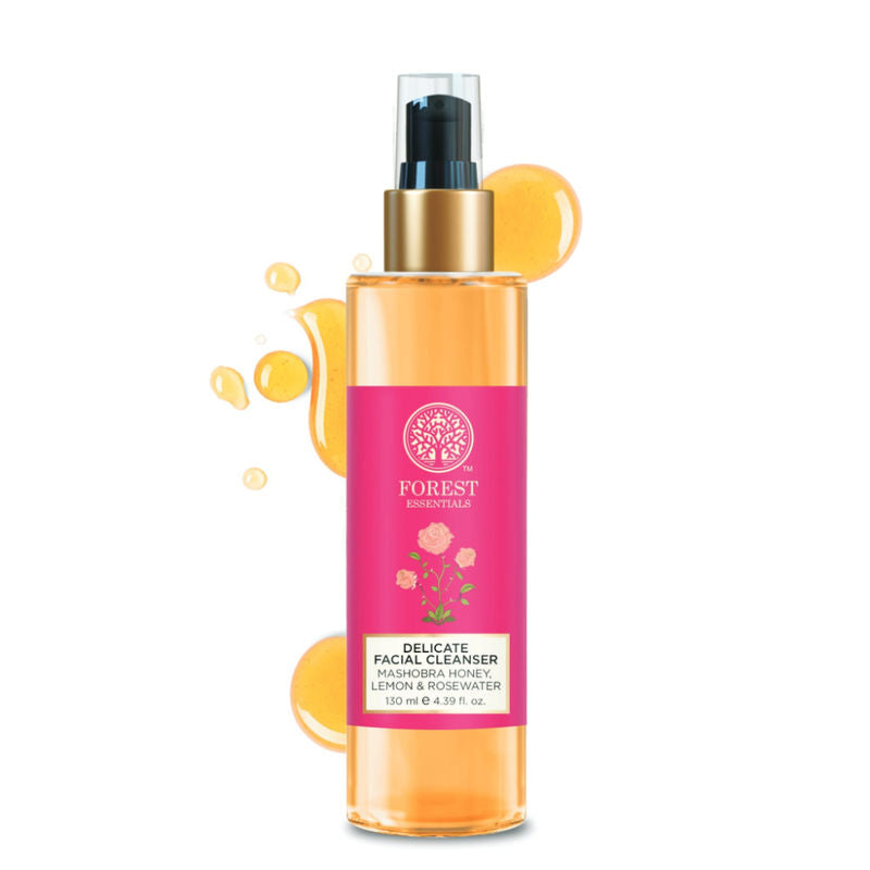 Forest Essentials Delicate Facial Cleanser Mashobra Honey Lemon & Rosewater Dry Skin