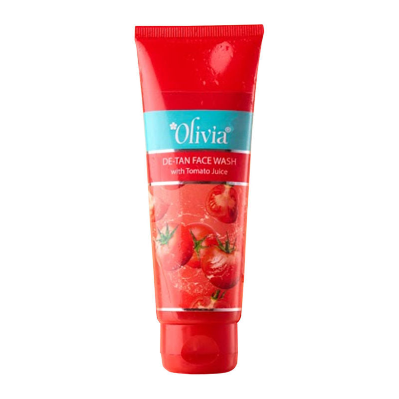 Olivia De-Tan Face Wash – With Tomato Juice for Clear, Bright & Even-Toned Skin