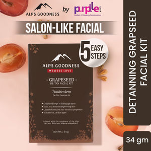 Alps Goodness Grapeseed De-Tan Facial Kit (34 gm)
