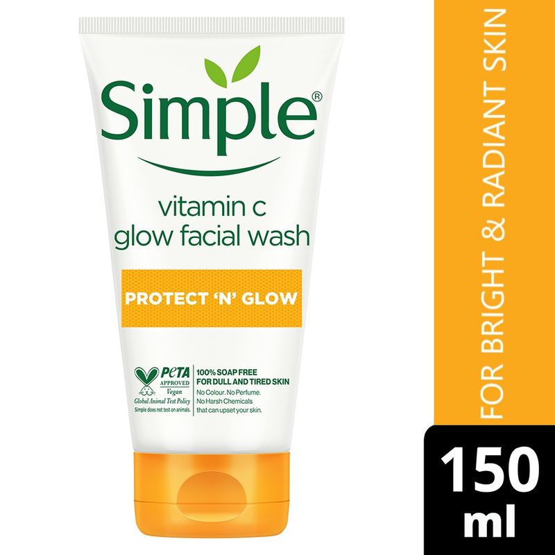Simple Protect N Glow Vitamin C Facial Wash