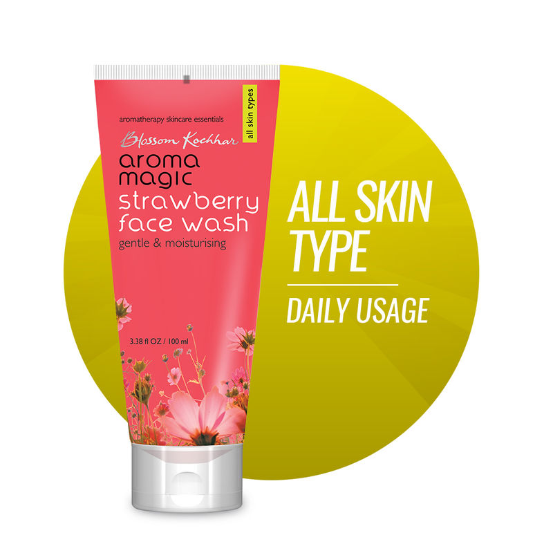 Aroma Magic Strawberry Face Wash Gentle & Moisturising For All Skin Types