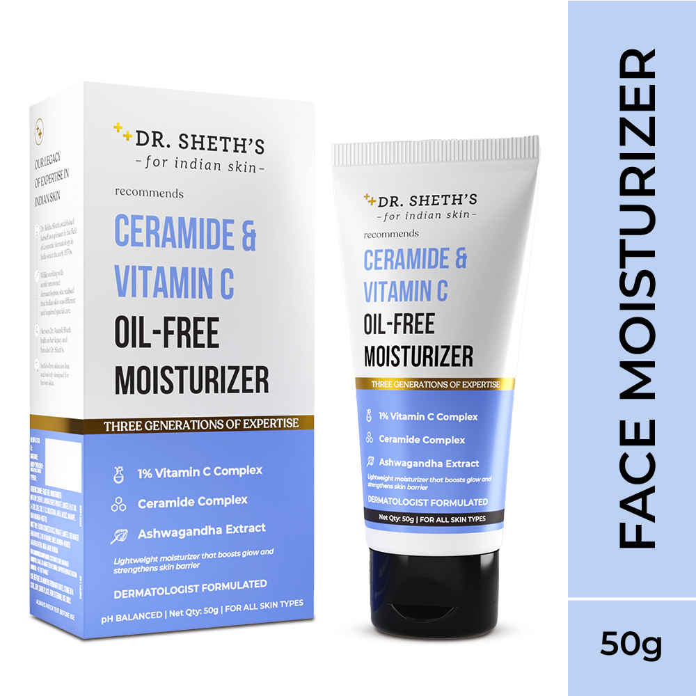 Dr. Sheth's Ceramide & Vitamin C Oil-Free Moisturizer - 50 gm