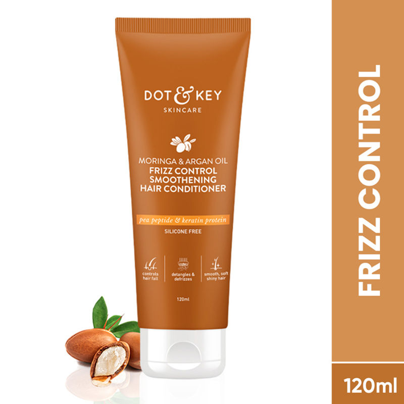 Dot & Key Moringa & Argan Hairfall Control Conditioner With Keratin & Vitamin E For Frizzy, Dry Hair