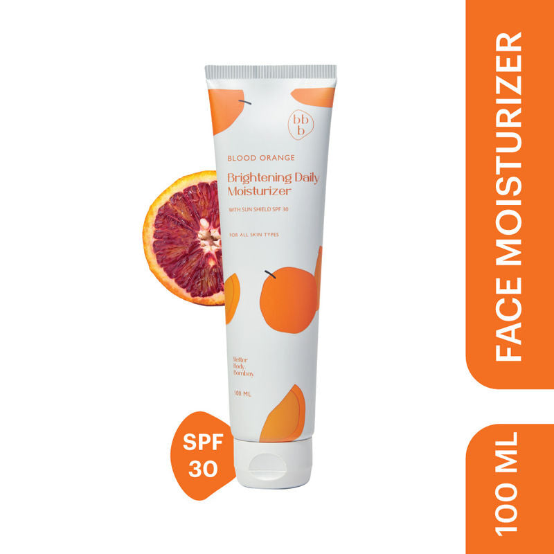 bbb Better Body Bombay Blood Orange Brightening Daily Moisturizer With Sunshield SPF 30