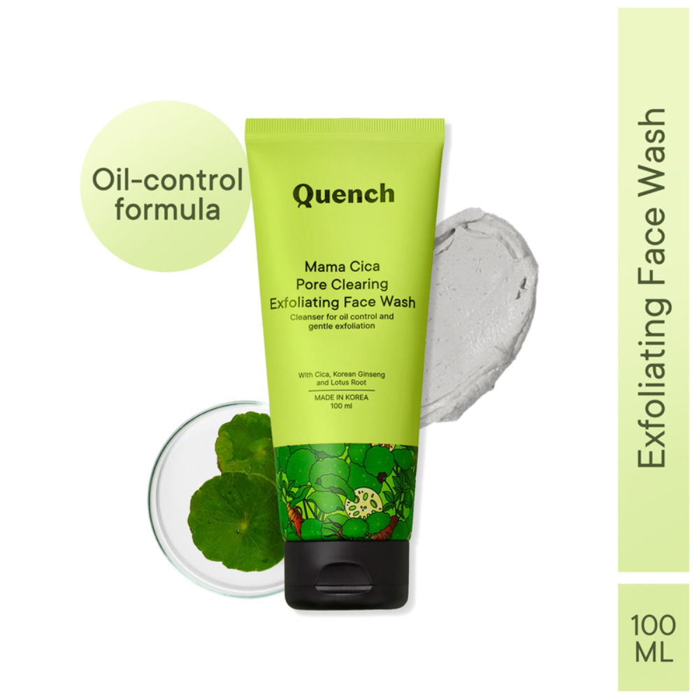 Quench Pore Clearing Exfoliating Face Wash For Oily & Acne-Prone Skin To Prevent Breakouts