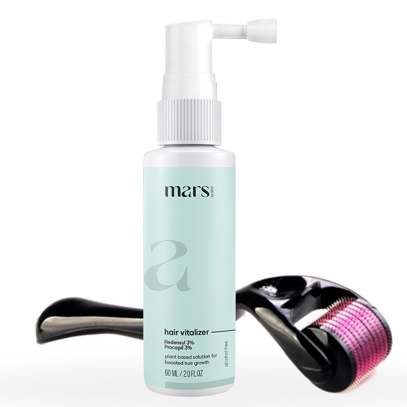 Mars by GHC Hair Growth Kit - Redensyl Hair Growth Serum & Derma Roller
