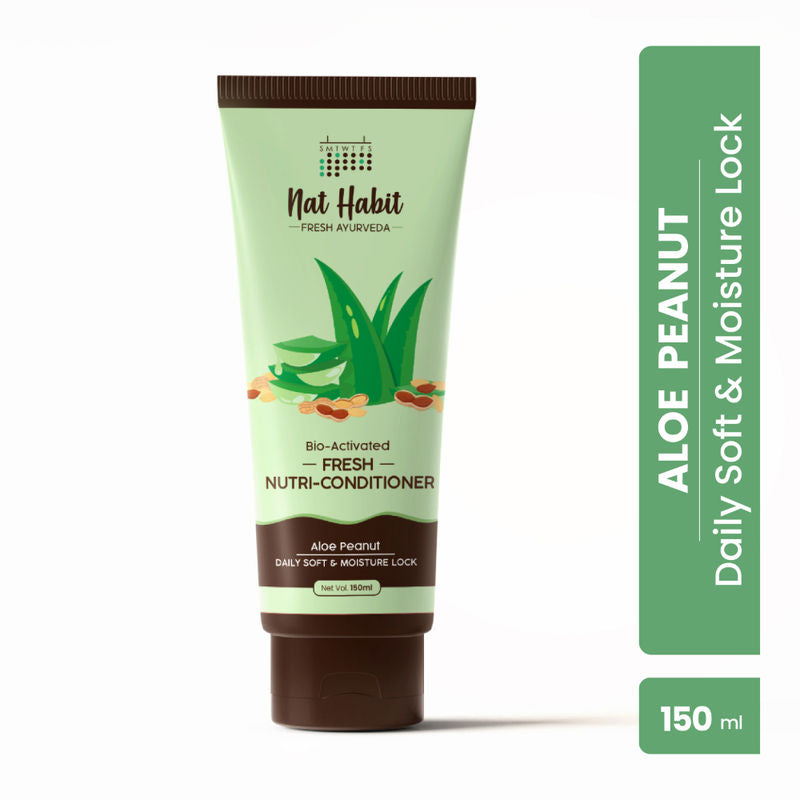 Nat Habit Aloe Peanut Conditioner Daily Soft & Moisture Lock Conditioner For Dry & Frizzy Hair