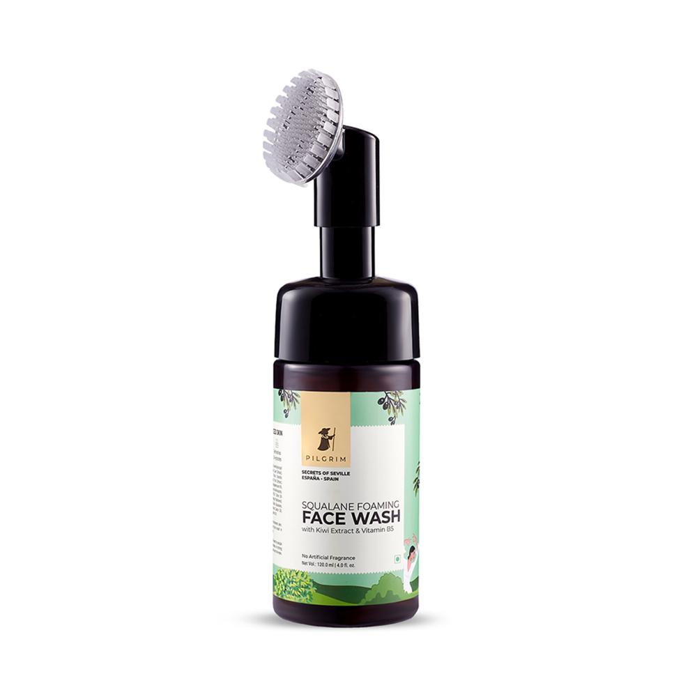 Pilgrim Squalane Foaming Face Wash with Kiwi Extract & Vitamin B5